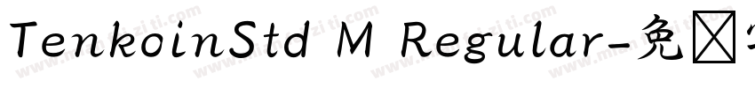 TenkoinStd M Regular字体转换